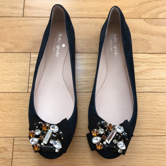kate spade blue flats
